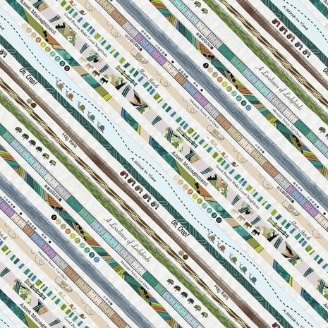 NEIGHBORHOOD ASSOCIATION Selvedge Stripe multi
