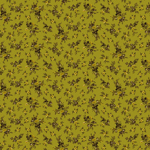 SCRAP BASKET FAVORITES Pressed Flowers green