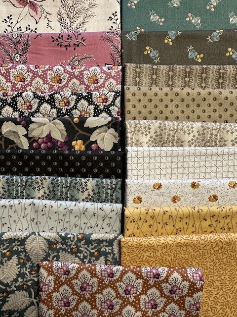 ENGLISH GARDEN 19 fat quarters