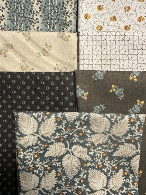 ENGLISH GARDEN 7 fat quarters