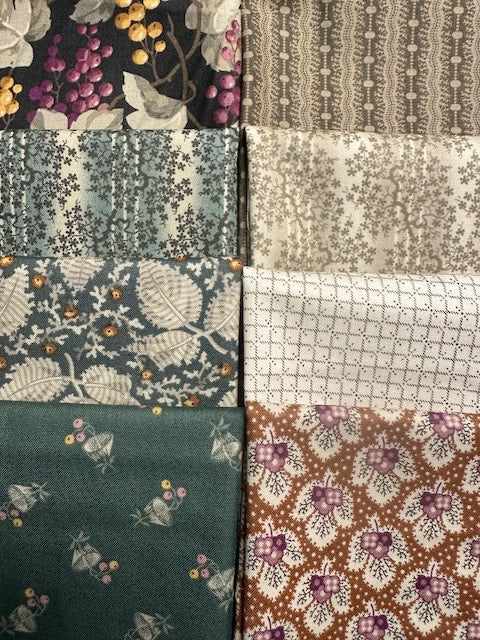ENGLISH GARDEN 8 fat quarters
