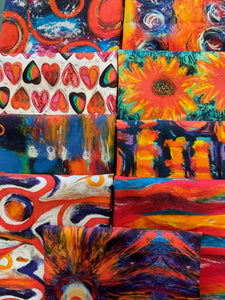 ENCHANTED SKIES 9 fat quarters