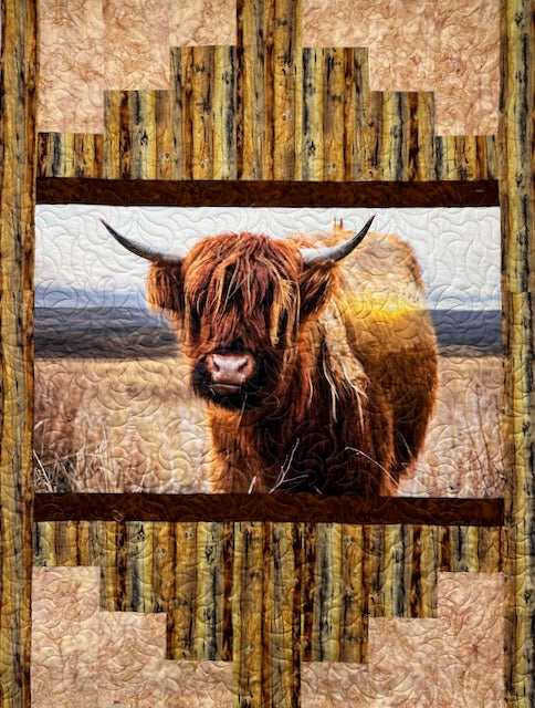 ESPRESSO Highland Cow 48"x60"