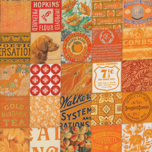 CURATED IN COLOR Patchwork orange
