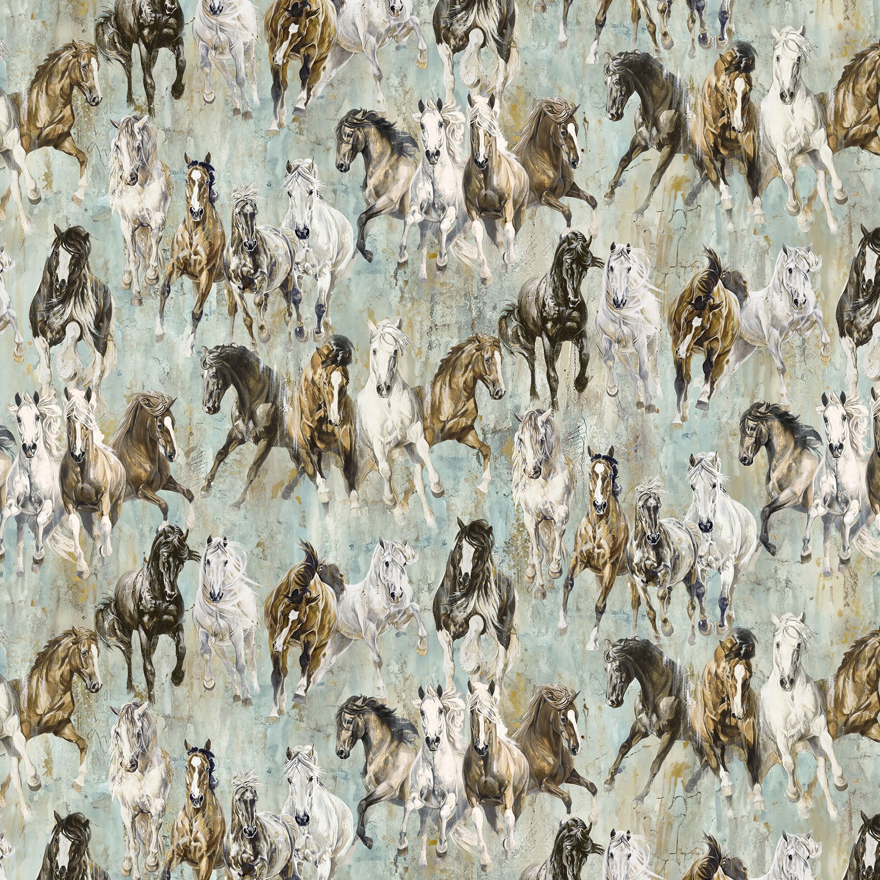 PEDIGREE Horses turquoise multi