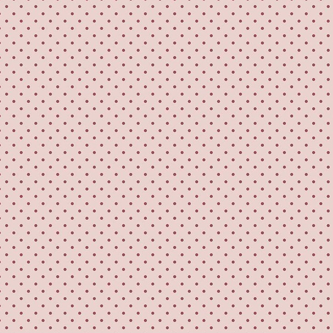 A WALK ON THE PRAIRIE Dots dusty pink