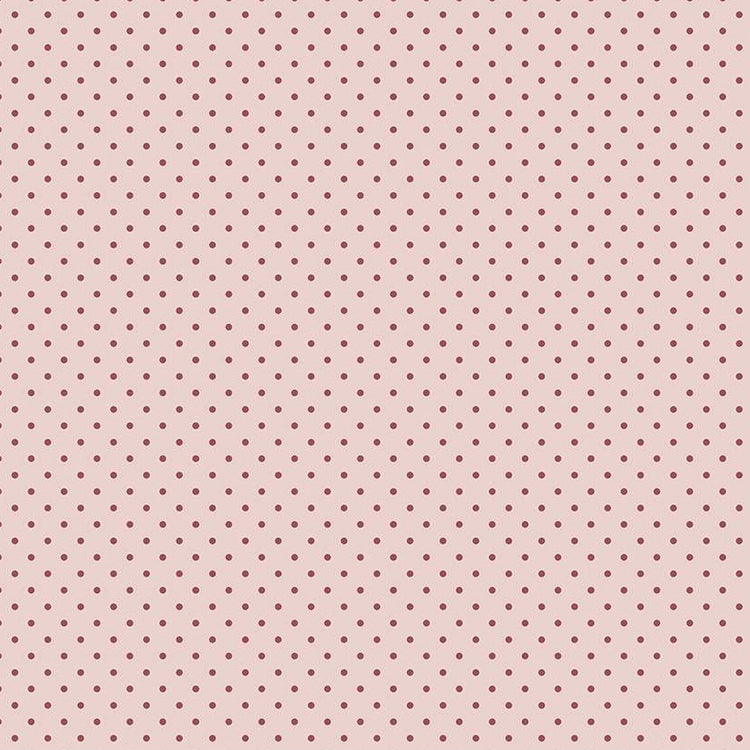 A WALK ON THE PRAIRIE Dots dusty pink