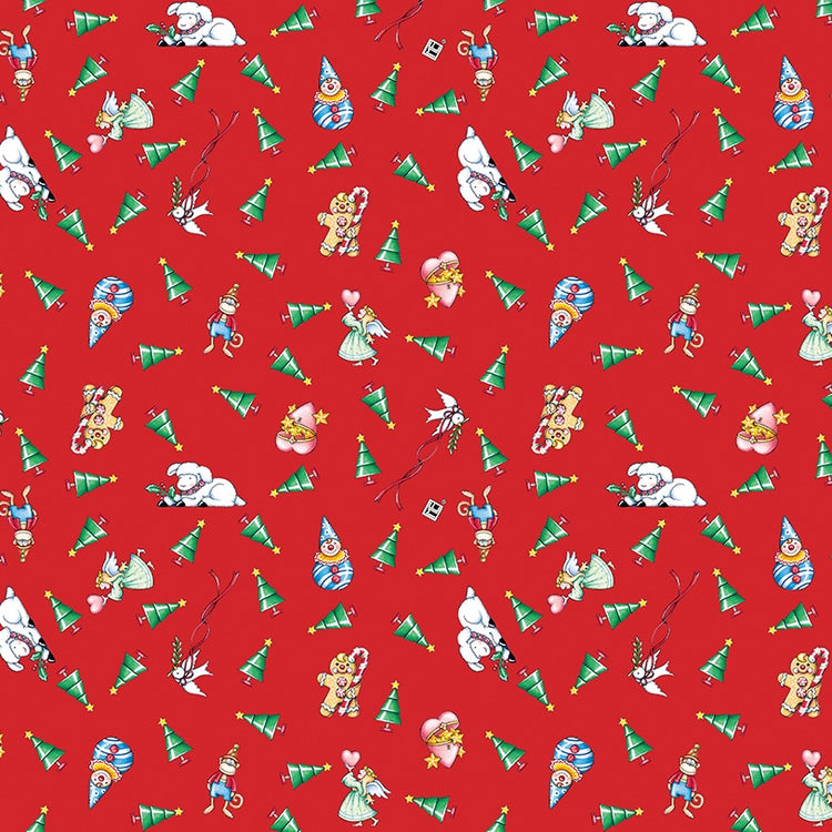 SO MUCH JOY! Christmas Tree Toss red