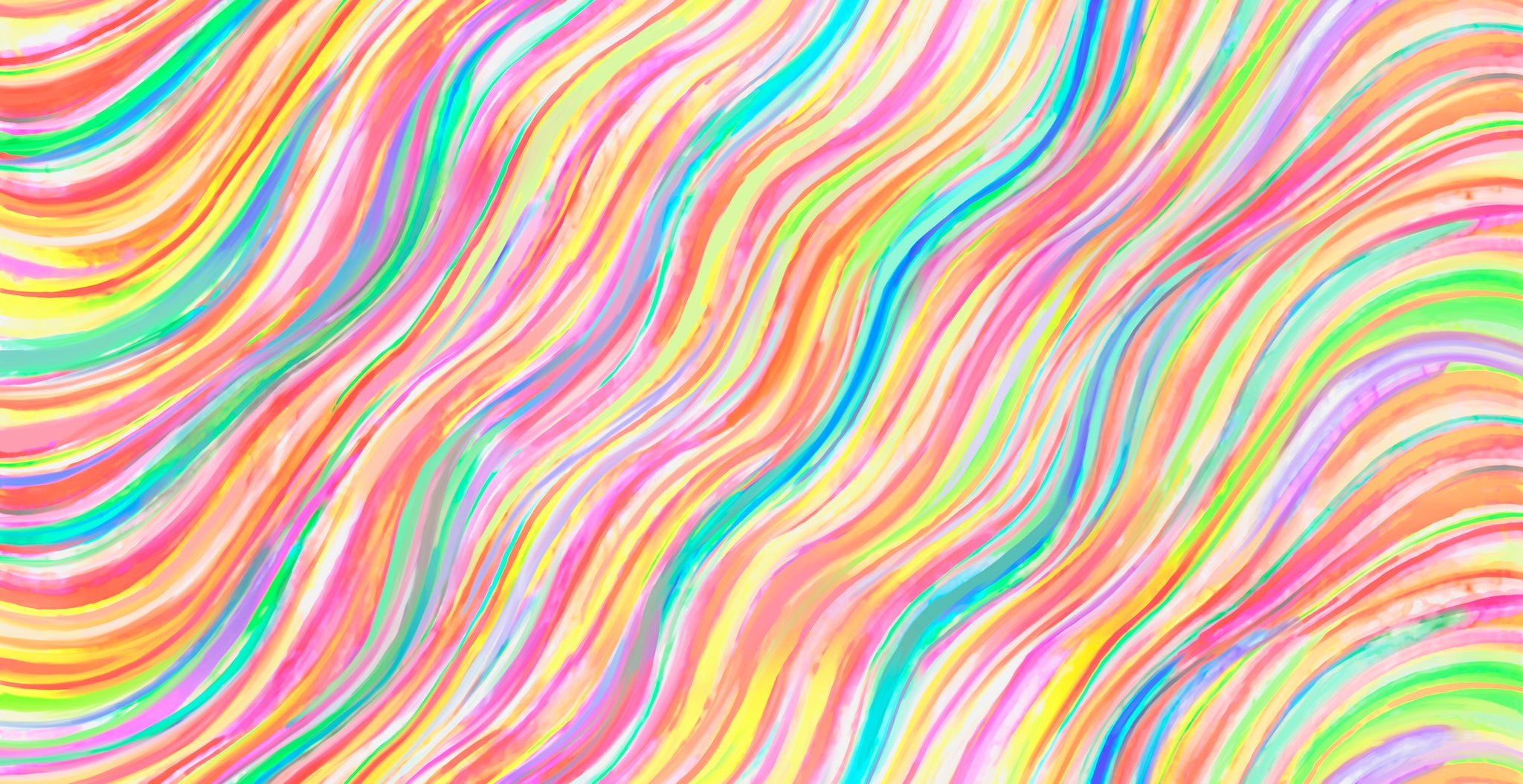 GRADIENTS AURAS Watercolor Wave prism