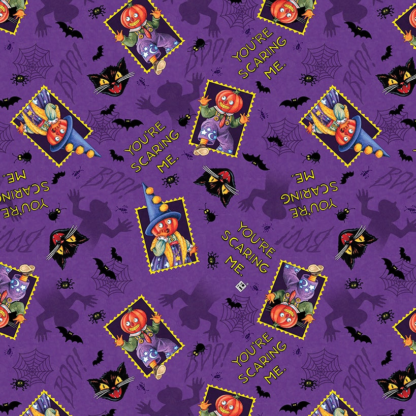 SPOOKY CUTE HALLOWEEN Youre Scaring Me purple