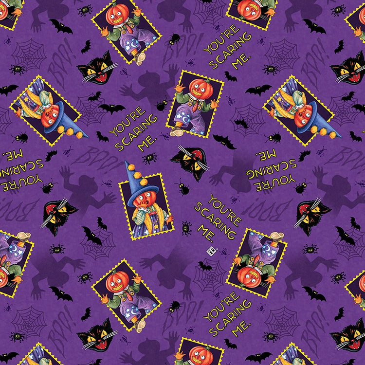 SPOOKY CUTE HALLOWEEN Youre Scaring Me purple