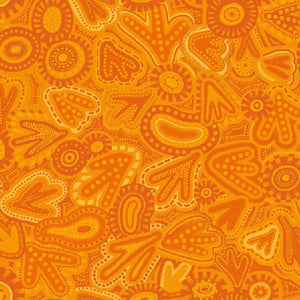 BAIAME'S SPIRIT Bird Tracks orange