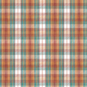 PUMPKIN PLEASE Harvest Plaid multi-color