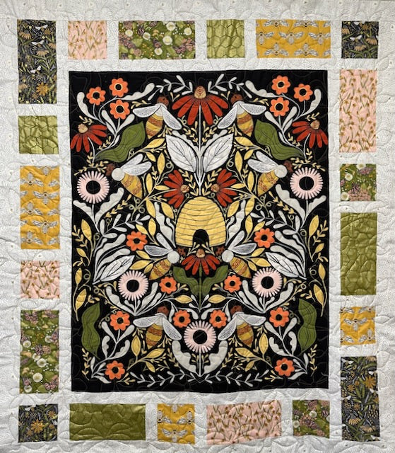 FISH & CHIPS Bee Garden 54"x 62"