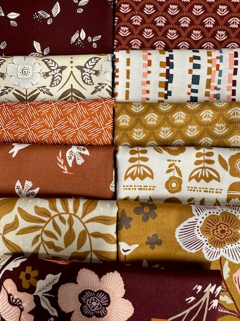 FOLK LORE Caramel 11 fat quarters