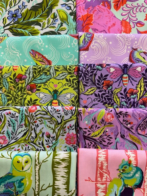 FULL MOON FOREST II 10 fat quarters