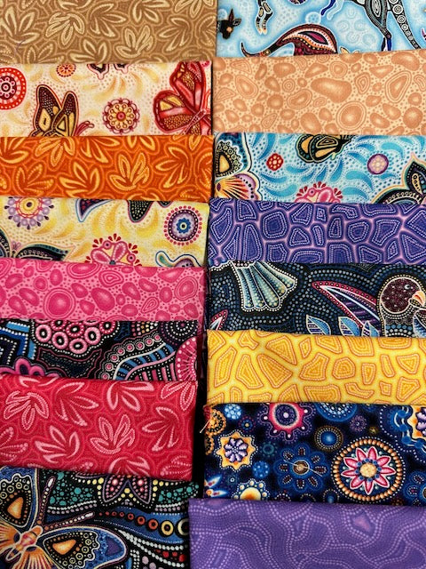 GONDWANA PANNOTIA 16 fat quarters