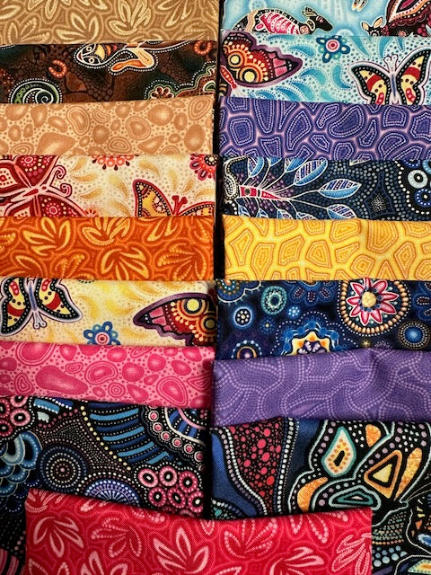 GONDWANA PANNOTIA 17 fat quarters