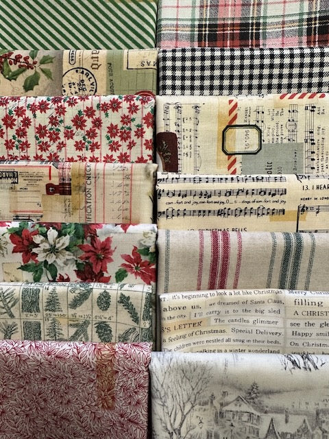 HOLIDAYS PAST 14 fat quarters