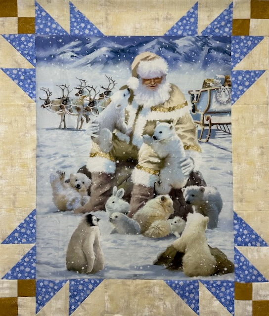 HOMECOMING Here Comes Santa 46"x 54"