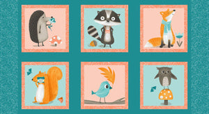 WELCOME TO THE NEIGHBORWOOD Blocks Panel 24"x43"