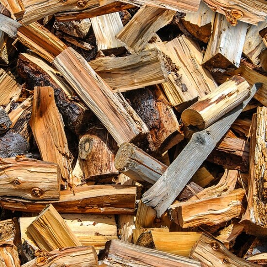 SLEEPING UNDER THE STARS Chopped Wood - one yards