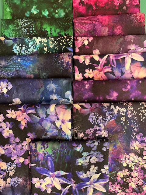 JEWEL DEPTHS 13 fat quarters