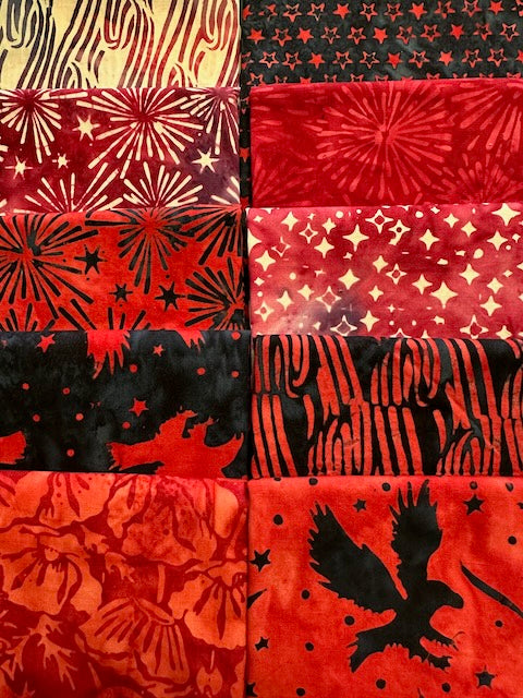 JUBILEE Red 10 half yards