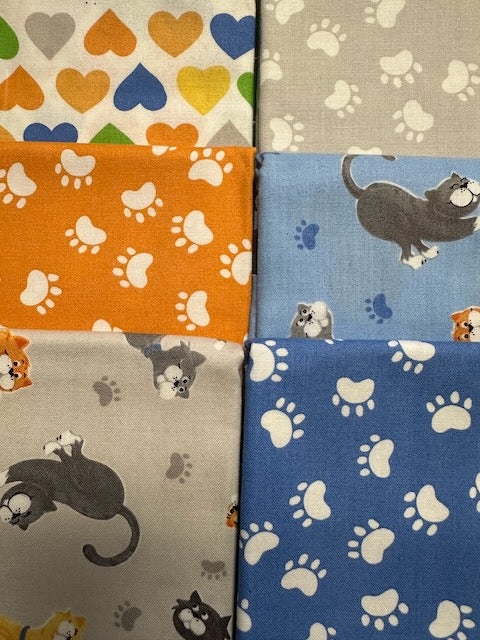 KITTY THE CAT 6 half yards