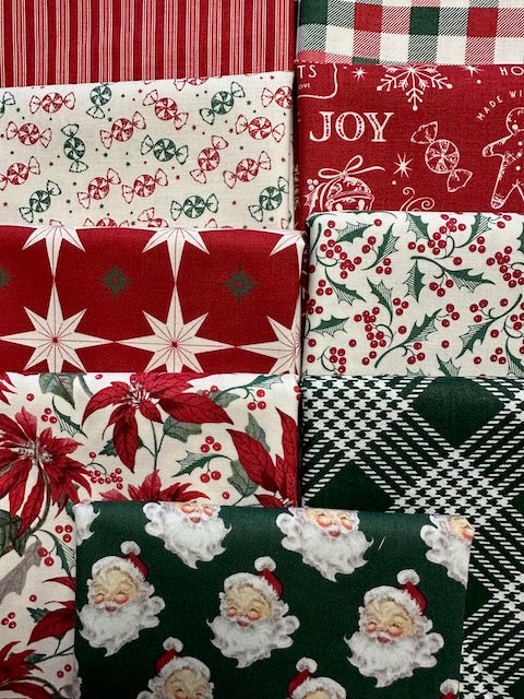 MERRY LITTLE CHRISTMAS  9 fat quarters