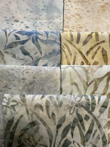 MARSHLAND Lights 7 fat quarters