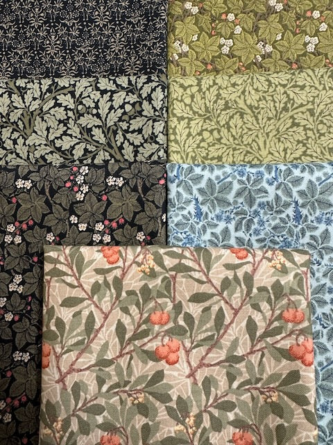 MORRIS MEADOW 7 fat quarters