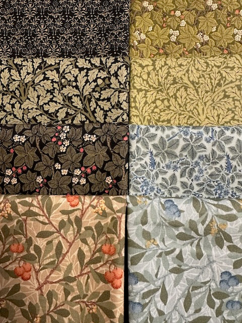 MORRIS MEADOW 8 fat quarters