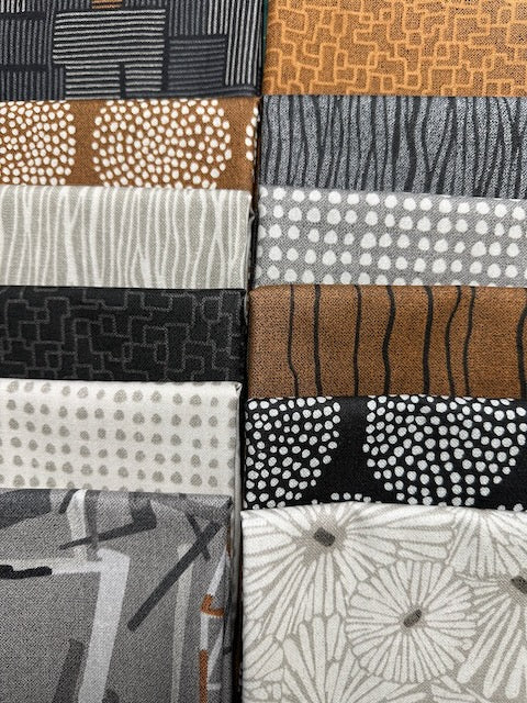 MODERN ELEMENTS 12 fat quarters