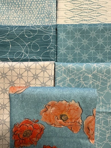 MODERN VINTAGE: TREASURED Turquoise 7 half yards