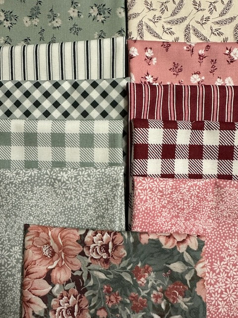 A WALK ON THE PRAIRIE 11 fat quarters