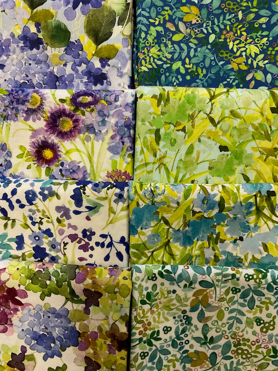 MY HAPPY PLACE Berry 8 fat quarters