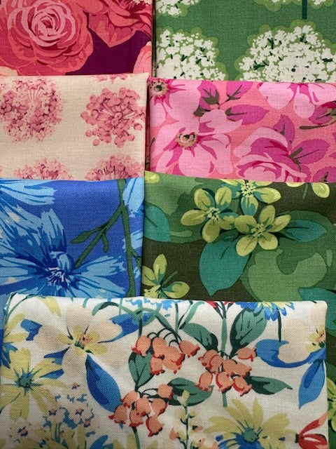 NATION OF FLOWERS 7 fat quarters