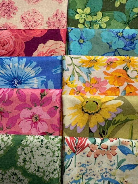 NATION OF FLOWERS 10 fat quarters