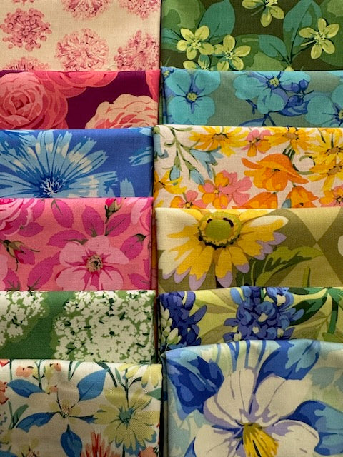 NATION OF FLOWERS 12 fat quarters