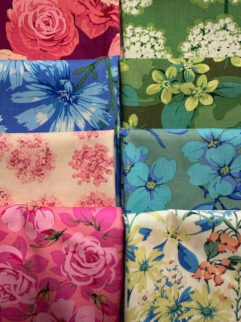 NATION OF FLOWERS 8 fat quarters