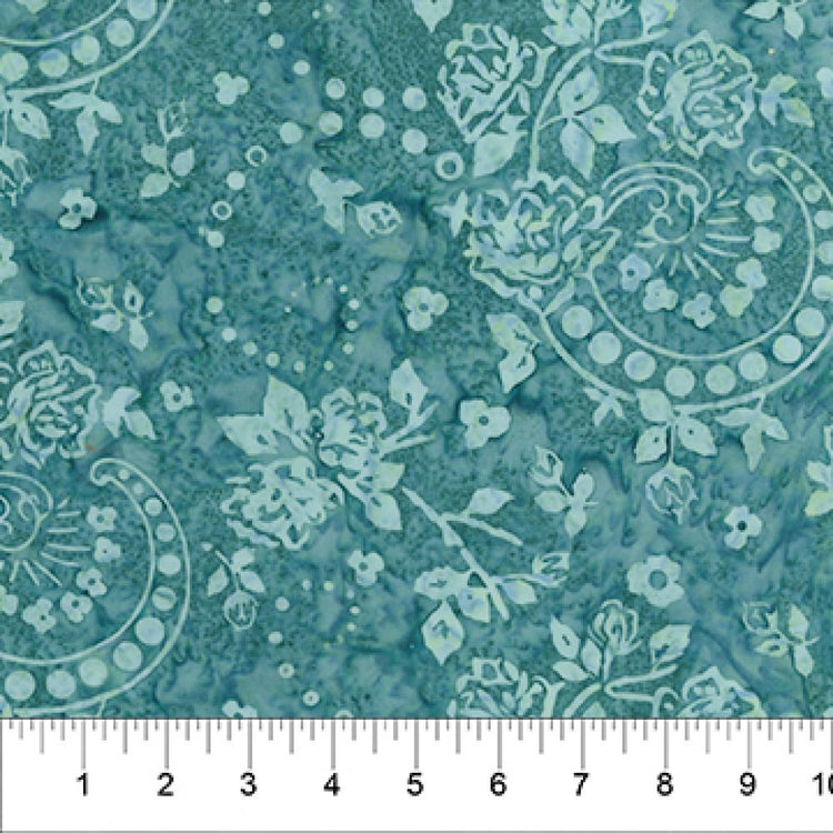 ROSE PARADE Rose Swirl aqua 80635-24
