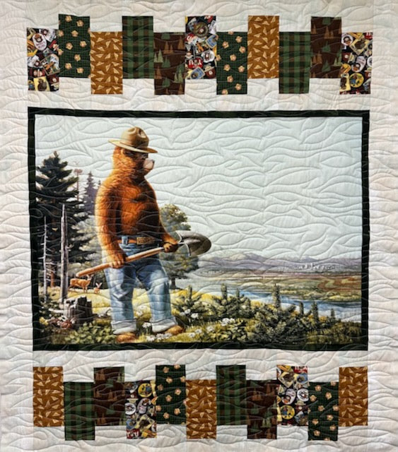 PAINT CHIPS Friends of Smokey Bear 52"x66"