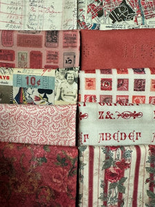 TIM HOLTZ PALETTE Red 10 fat quarters