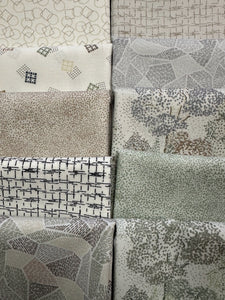 PERSPECTIVE Taupe 10 fat quarters