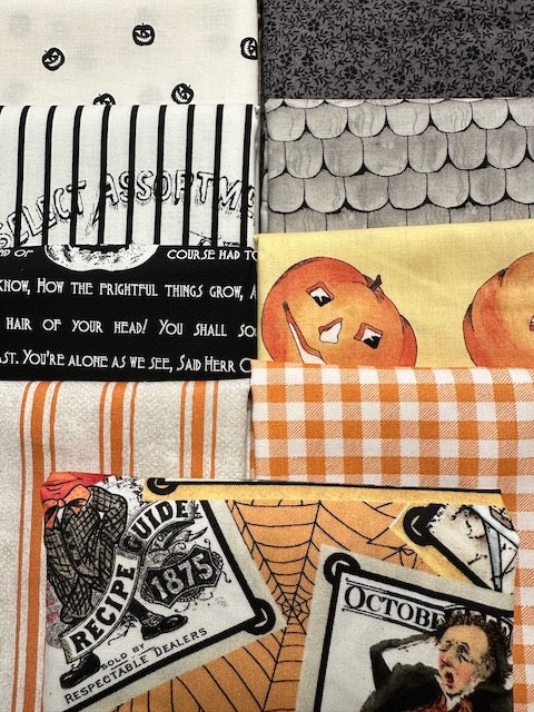 PUMPKIN PATCH Orange 9 fat quarters