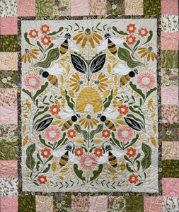 PUPPY LOVE Bee Garden 45"x54"