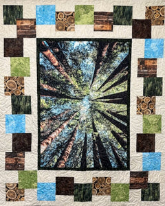 QUILTERS PALETTE Tree Tops  54"x66"