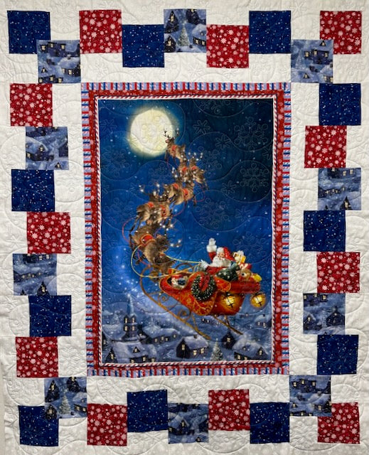 QUILTERS PALETTE 'Twas the Night Before Christmas  54"x66"