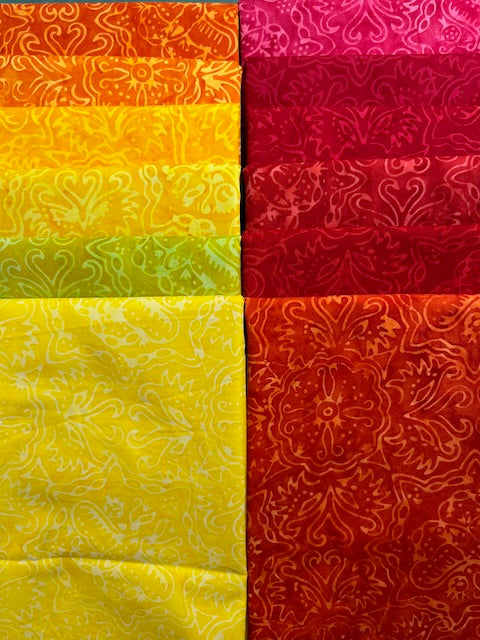 RAINBOW BRIGHTS Warm 12 half yards